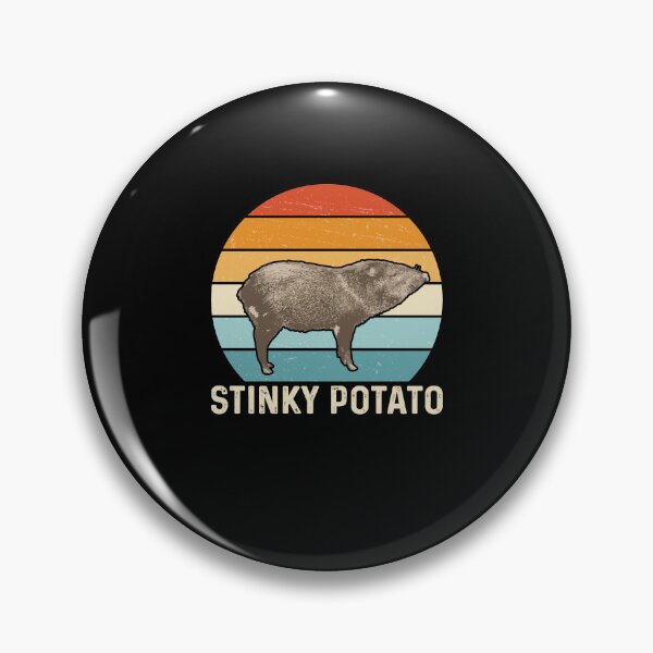 Item preview, Vintage Retro Javelina Wild Pig Stinky Potato Peccary Hunter designed and sold by StrongShirts.