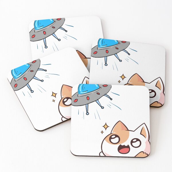 Item preview, Cat Ufo designed and sold by BiblioFoxstore.