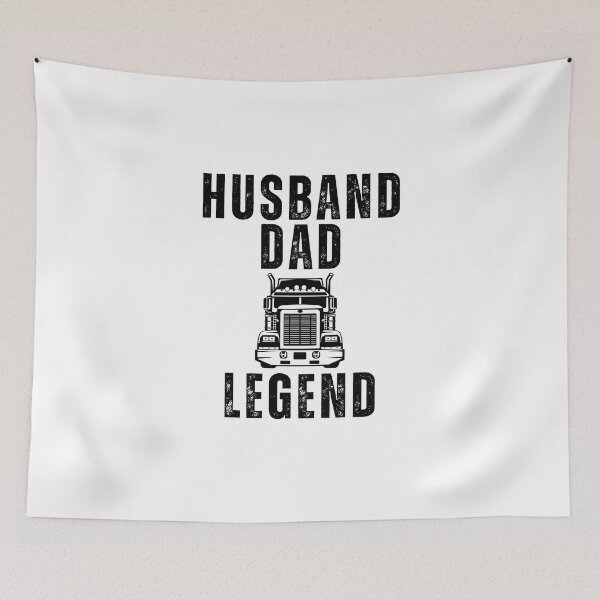 Item preview, husband dad trucker legend funny designed and sold by IHRArt.