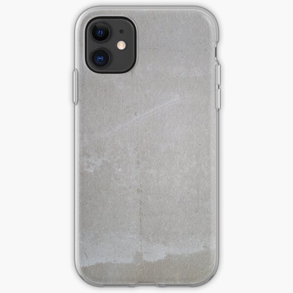 Light gray concrete iPhone Soft Case