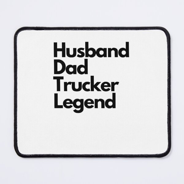 Item preview, husband dad trucker legend funny design designed and sold by IHRArt.