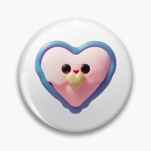 Item preview, kawaii heart plasticine designed and sold by ThatPrints.
