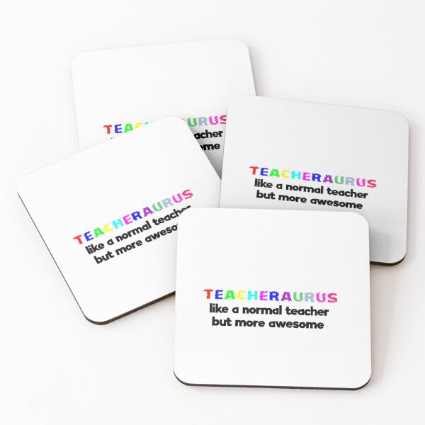 Item preview,  teachersaurus like a normal teacher but more awesome funny teacher gift designed and sold by sarina G.