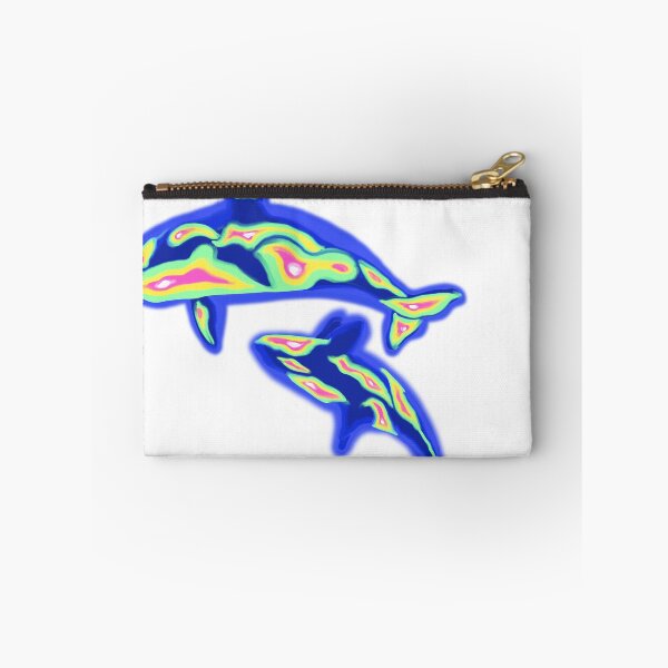 Item preview, Life is better with orcas, orca, killer whale cute heat map designed and sold by lucky-fern.