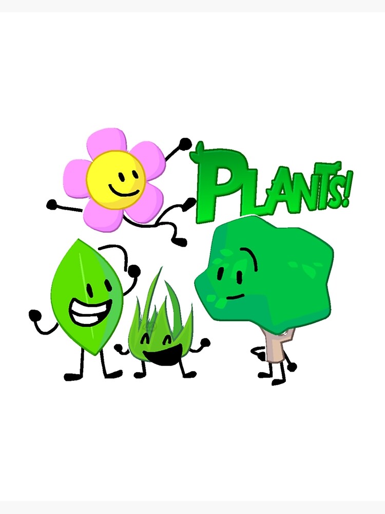 BFDI All Characters (Transparent) | Art Board Print