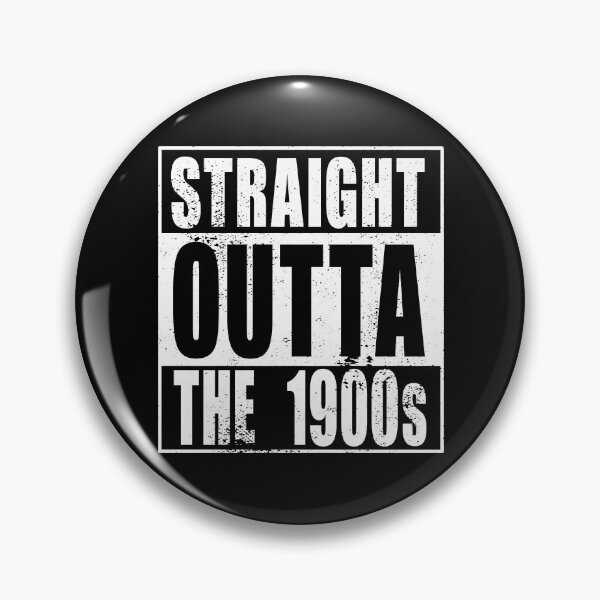 Item preview, Straight Outta The 1900s (white) designed and sold by SolidEarthArt.
