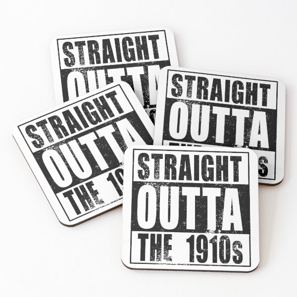 Item preview, Straight Outta The 1910s (black) designed and sold by SolidEarthArt.
