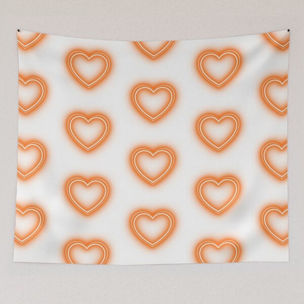 Item preview, Glowing Orange Heart designed and sold by CreativNode.
