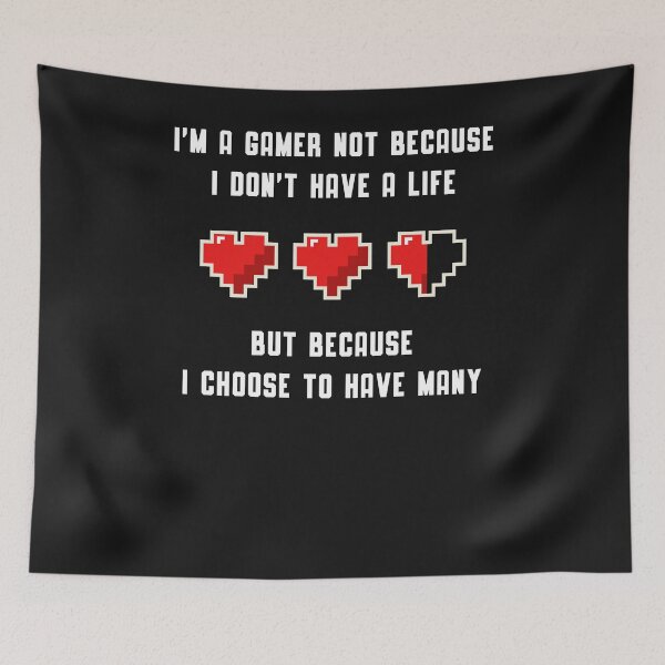 Item preview, Gamer choose Life - Gaming Love designed and sold by ChrisFeil.