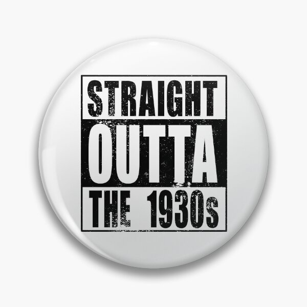 Artikelvorschau, Straight Outta The 1930s (schwarz) entworfen und verkauft von SolidEarthArt.