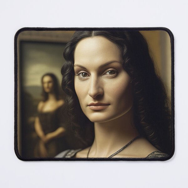 Item preview, Mona Lisa as a modern woman designed and sold by RK - Shop.
