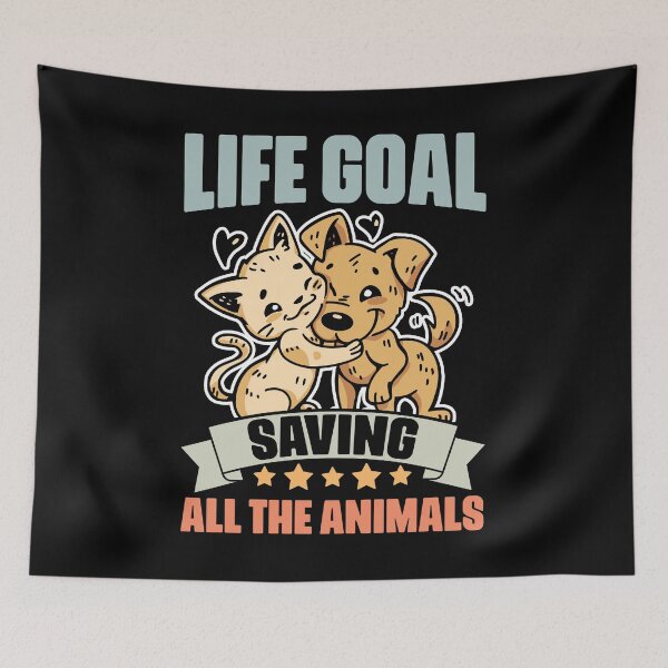 Item preview, Life Goal Save All The Animals For A Vet Med Worker Vet Crew designed and sold by Nessshirts.