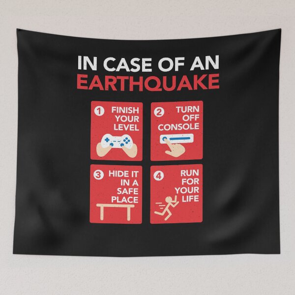 Item preview, Gamer Earthquake - Gaming Love designed and sold by ChrisFeil.