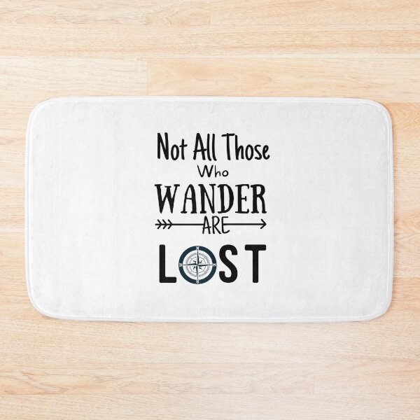 Item preview, Not all those who Wander are lost | Travel journey qoute designed and sold by egilsee.