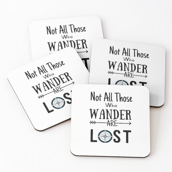 Item preview, Not all those who Wander are lost | Travel journey qoute designed and sold by egilsee.