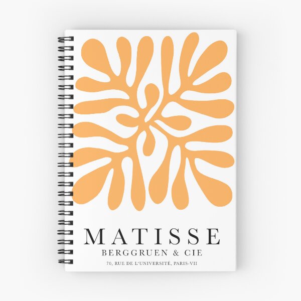 Item preview, Henri Matisse Flower, Paper Decoupes Art pastel iced mango, Matisse Cutout's Flower designed and sold by re-make-.