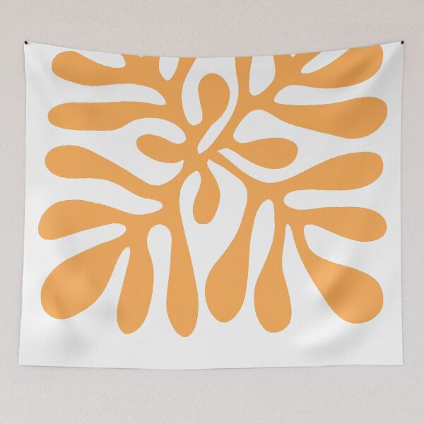 Item preview, Henri Matisse Flower, Paper Decoupes Art pastel iced mango, Matisse Cutout's Flower designed and sold by re-make-.