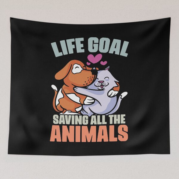 Item preview, Retro Life Goal Save All The Animals For A Vet Med Assistant designed and sold by Nessshirts.