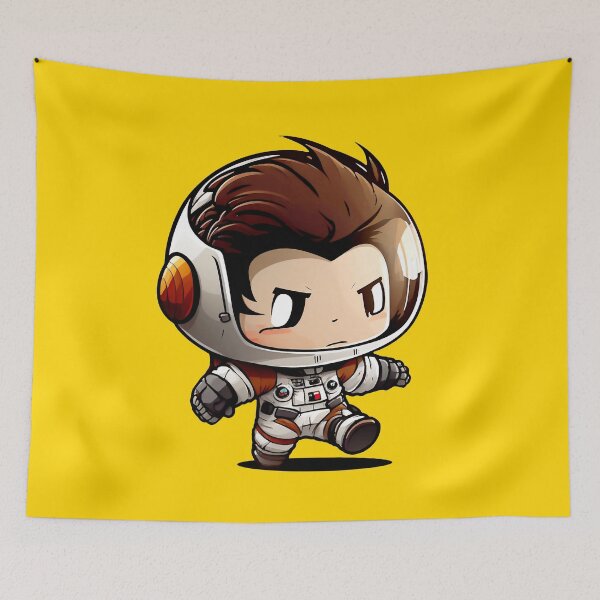 Item preview, Cute Japanese Style Chibi Spaceman designed and sold by Jarmo Piironen.