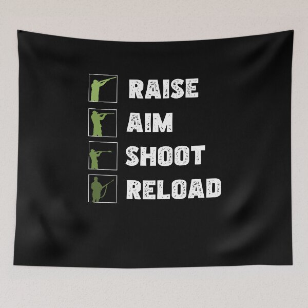Item preview, Awesome Raise Aim Shoot Reload For Grouse Hunting Enthusiast designed and sold by StrongShirts.