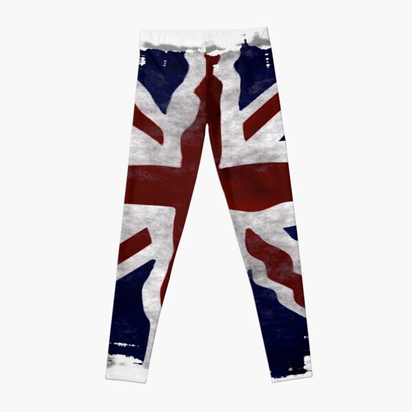 Brit Babe Union Jack British Themed Capri Leggings 