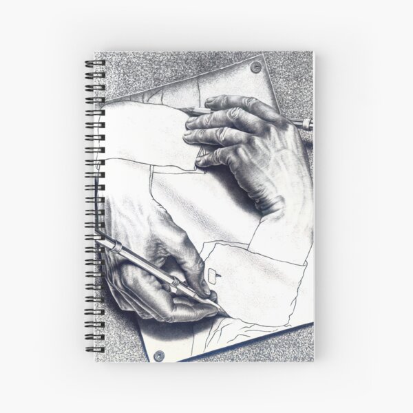 Item preview, Escher - drawing hands designed and sold by funnypixels.