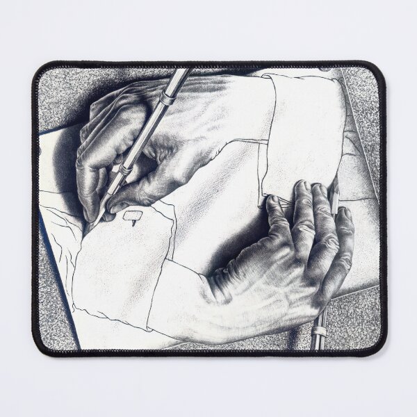 Item preview, Escher - drawing hands designed and sold by funnypixels.