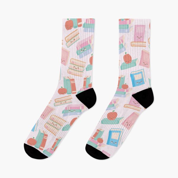 Item preview, Cute Books Seamless Pattern Pink designed and sold by MadeByBeata.