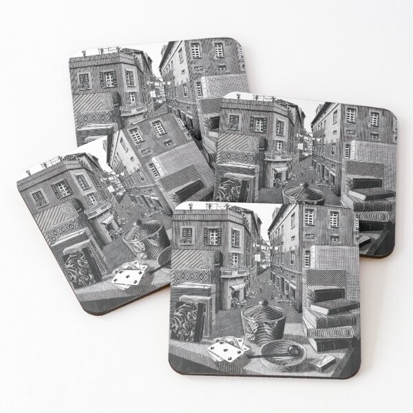 Item preview, Escher - Still Life and Street designed and sold by funnypixels.