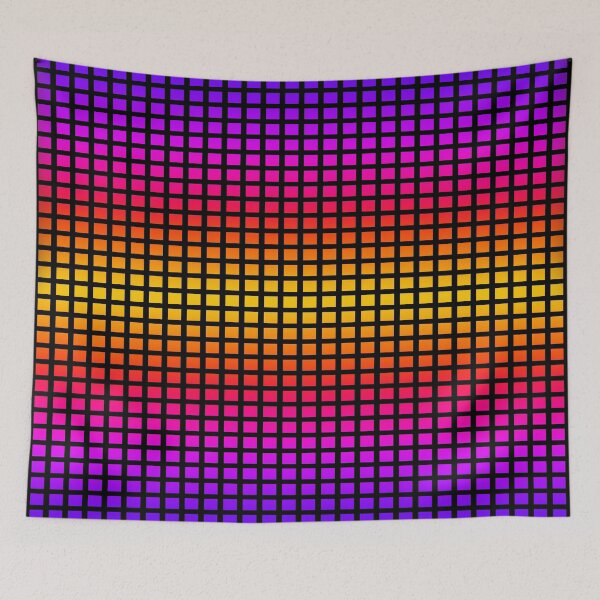 Item preview, Sunset Gradient Grid designed and sold by BeJolley.