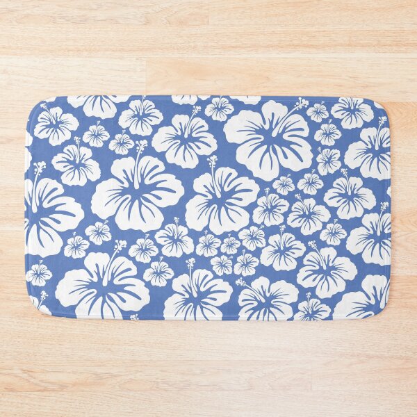 Item preview, blue hibiscus tropical aloha Hawaii coconut girl aesthetic iPhone case designed and sold by blomastudios.