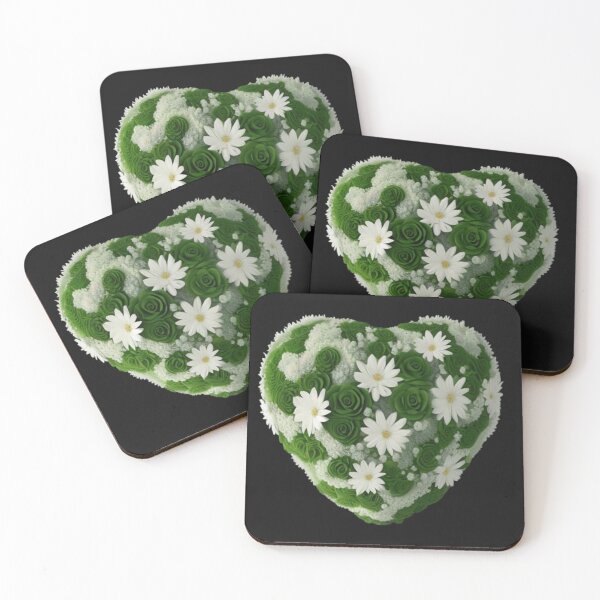 Artikelvorschau, Green Roses Heart entworfen und verkauft von Digiheart.