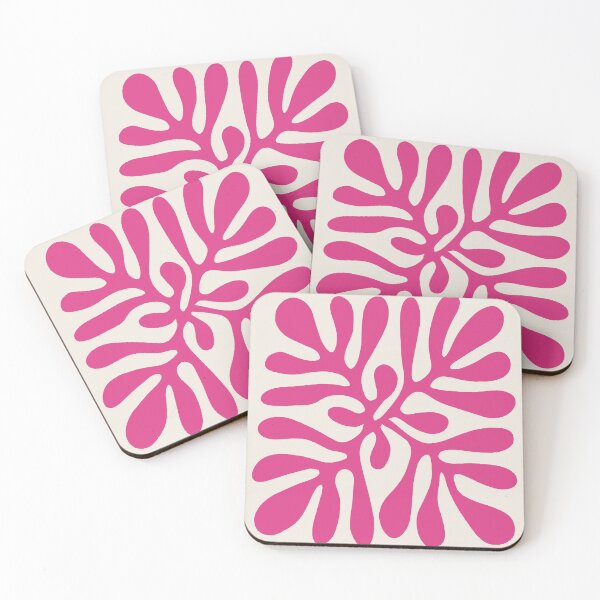 Item preview, Henri Matisse Flower, Paper Decoupes Art pastel pink, Matisse Cutout's Flower designed and sold by re-make-.