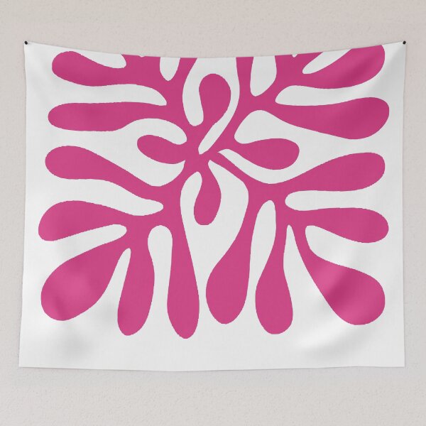 Item preview, Henri Matisse Flower, Paper Decoupes Art pastel pink, Matisse Cutout's Flower designed and sold by re-make-.