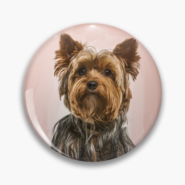 Item preview, Cute Yorky or Yorkie, Yorkshire Terrier Digital Oil Art designed and sold by TheresPawprints.