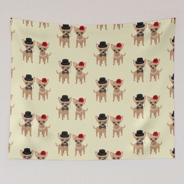 Item preview, chihuahua couple designed and sold by ultimawiz.