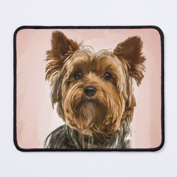 Item preview, Cute Yorky or Yorkie, Yorkshire Terrier Digital Oil Art designed and sold by TheresPawprints.