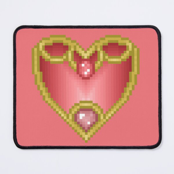 Item preview, pixel heart shield designed and sold by autumnalmanac.
