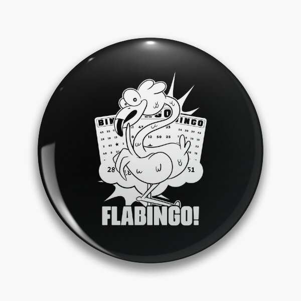 Item preview, Comical Flamingo Bingo Flamingo A Bingo Player Bingo Caller designed and sold by Nessshirts.