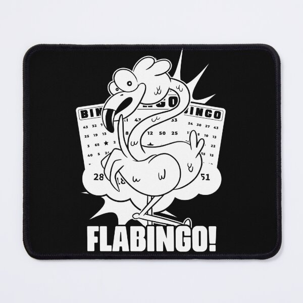 Item preview, Comical Flamingo Bingo Flamingo A Bingo Player Bingo Caller designed and sold by Nessshirts.