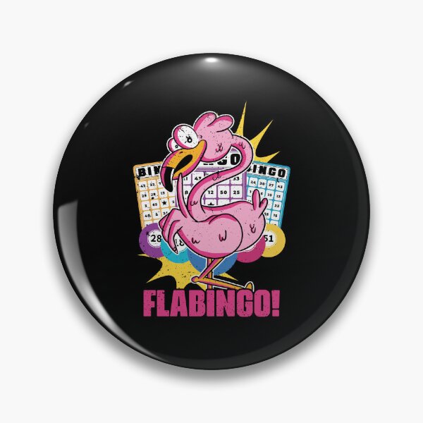 Item preview, Witty Flamingo Bingo Flamingo For Bingo Players Bingo Caller designed and sold by Nessshirts.