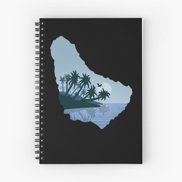 Item preview, Barbados map and landscape designed and sold by landscapeworlds.