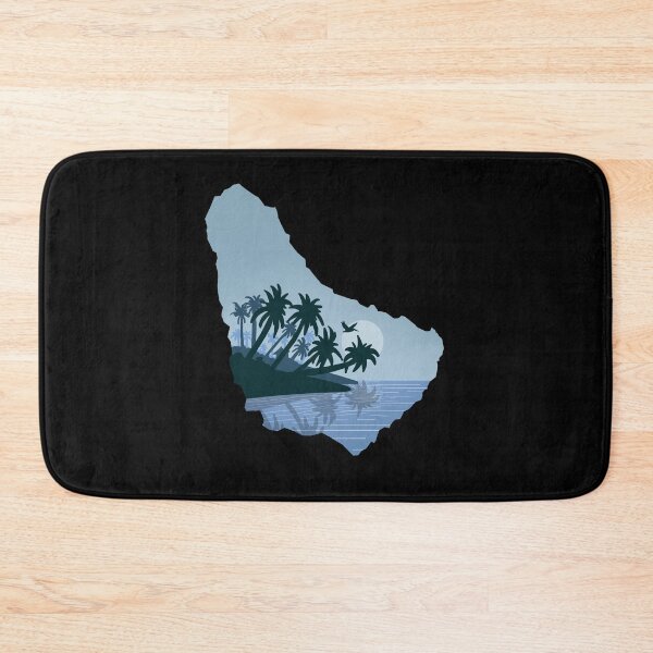 Item preview, Barbados map and landscape designed and sold by landscapeworlds.