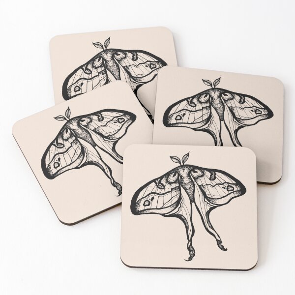 Item preview, Moth illustration designed and sold by artbysarana.