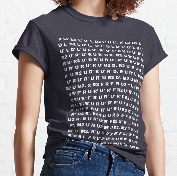 Rubik's Cube Algorithms - 21 PLL Algorithms. Classic T-Shirt