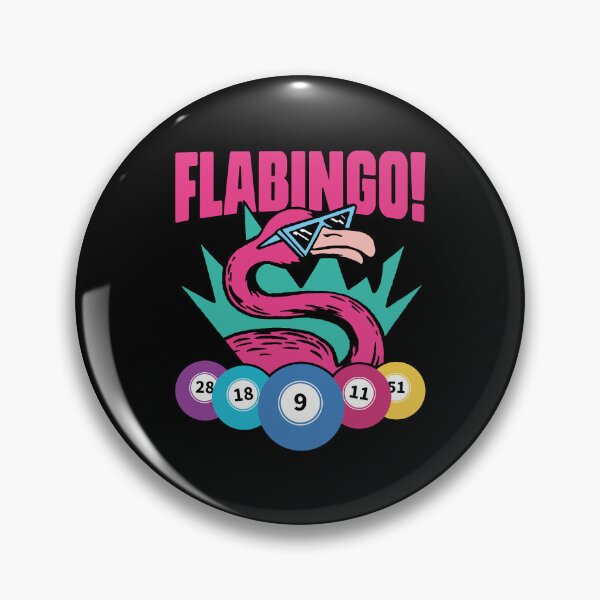 Item preview, Cool Flamingo Bingo Flamingo For Bingo Players Bingo Caller designed and sold by Nessshirts.