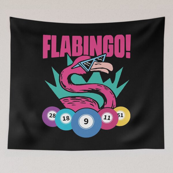 Item preview, Cool Flamingo Bingo Flamingo For Bingo Players Bingo Caller designed and sold by Nessshirts.