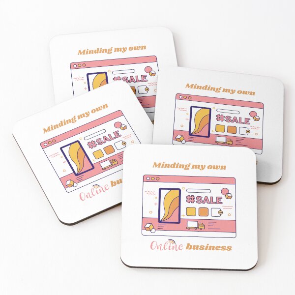 Item preview, Minding my own online business, funny entrepreneur designed and sold by NoetherSym.
