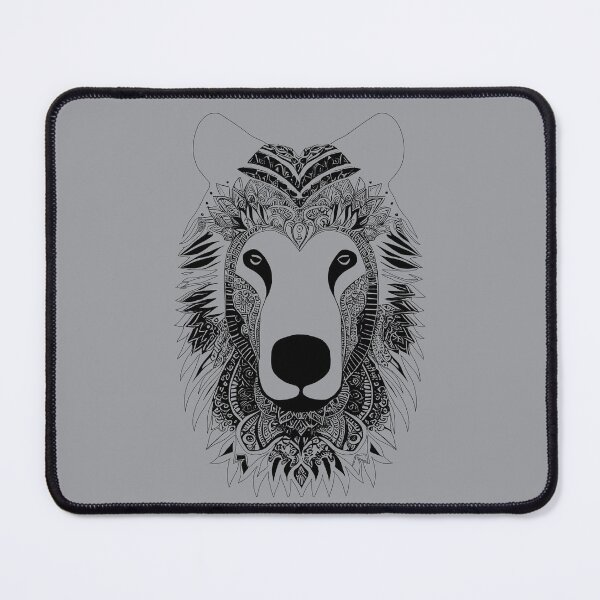 Item preview, black and white drawing of a bear designed and sold by VTNStore.