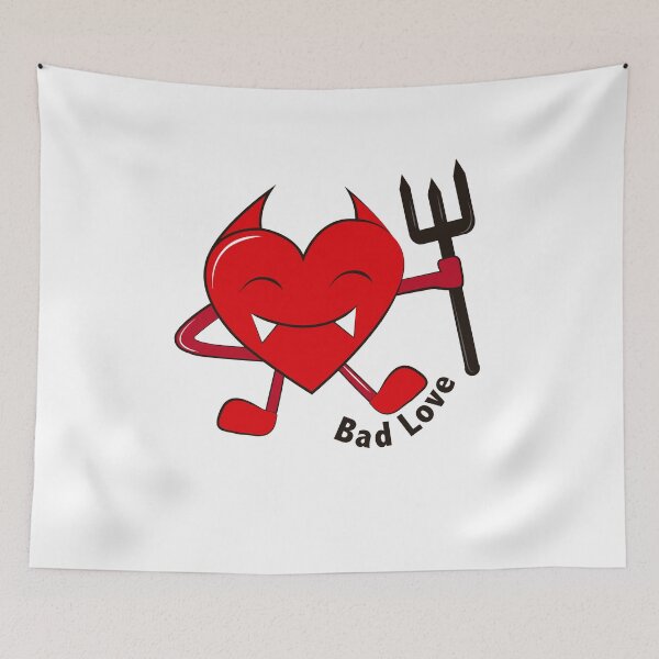 Item preview, bad love Devil heart. Adorable but full of evil. designed and sold by ennablues.
